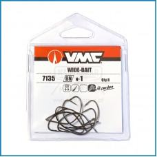 Anzois VMC 7135 BN nº1 Wide Bait 8un