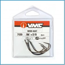 Anzois VMC 7135 BN nº3/0 Wide Bait 5un