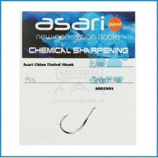 Anzol Asari Chinu Flatted Shank A002NOS nº1/0 25un