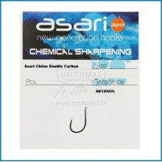 Anzol Asari Chinu Double Carbon A016NOS nº1 25un