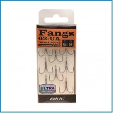 Anzois Triplos BKK Fangs 62 UA nº6 8un