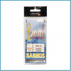 Montagem EVIA Sabiki Flashing Rig Piel de Pez nº2
