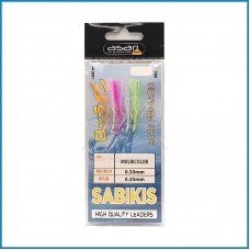 Montagem Asari Sabiki Flashing Rig Multicolor nº4