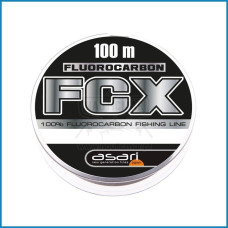 Linha Asari FCX 100% Fluorocarbon 0.37mm 100m
