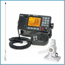 VHF Navicom RT750 V2 DSC com GPS - Pack com Antena e Suporte Incluídos
