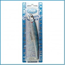 Amostra Lucky Craft SW Flash Minnow 130MR Zebra MS Aurora Black