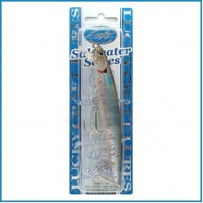 Amostra Lucky Craft SW Flash Minnow 130MR Zebra MS Ghost Minnow