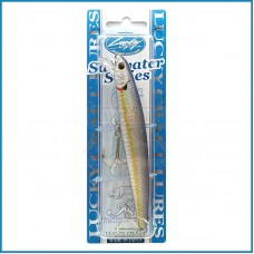 Amostra Lucky Craft SW Flash Minnow 130MR Zebra MS Chart Shad