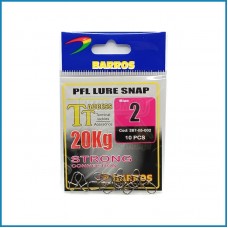 Clip Barros PFL Lure Snap nº2 10pcs