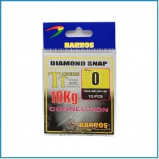 Clip Barros Diamond Snap nº0 10pcs