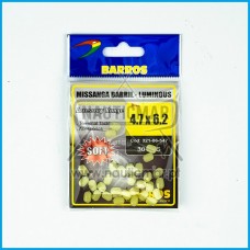 Missangas Barros Barril Luminous 4.7x6.2 30pcs