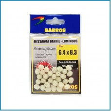 Missangas Barril Luminous Barros 4.4x8.3 30pcs