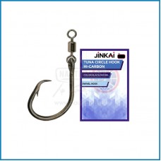 Anzol Jinkai Tuna Circle com giratório 10/0